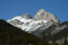 02D Mount Edith From Trans Canada Highway After Leaving Banff Towards Lake Louise In Winter.jpg